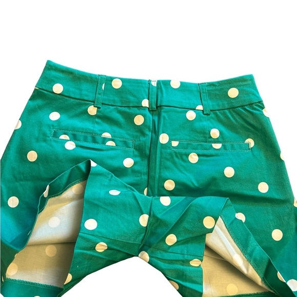 New York & Company green polka dot high waisted shorts size 4 - Picture 6 of 6